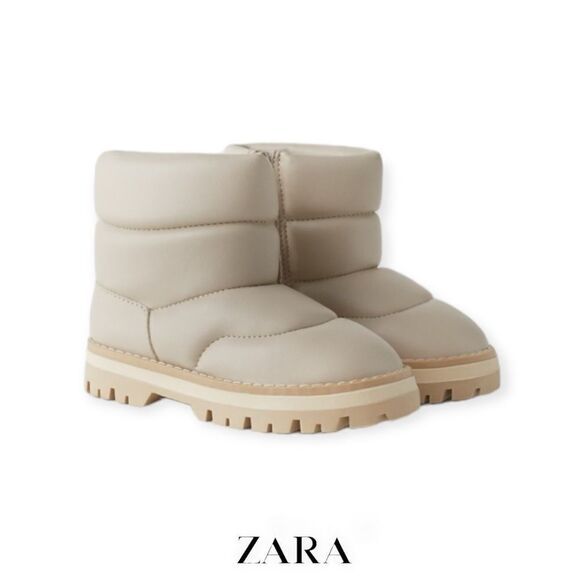 Zara Other - ZARA Kids | Off White | QUILTED BOOTS